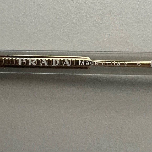 Prada PR 09VS-F 7S00A7 Round Havana Brown Tortoise Sunglasses - Picture 7 of 9